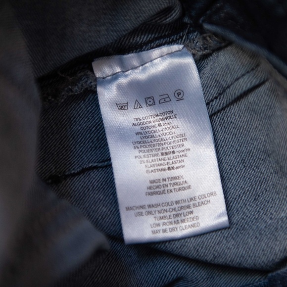 Free People Lace Up Tie Front High Waist Skinny Jeans Dark Wash - Picture 11 of 12